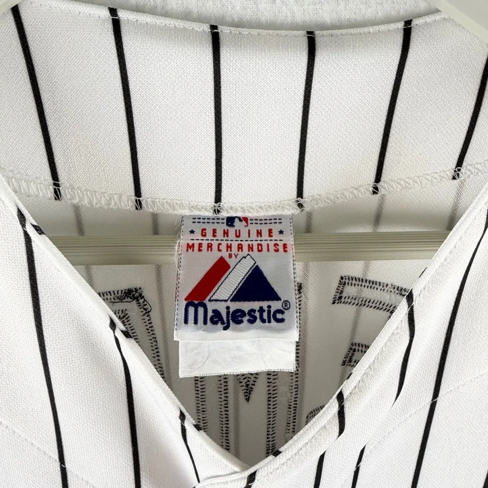 Houston Astros Roger Clemens #22 Pinstripe MLB On Field Jersey Mens XL Majestic